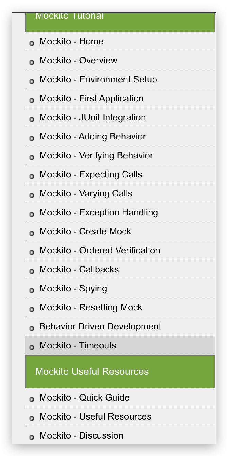 mockito中文文档_mockito静态方法_mockito