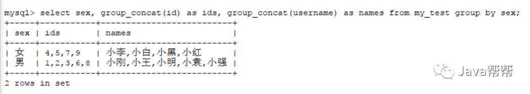 group_concat()_GROUP_CONCAT函数_group_concat()