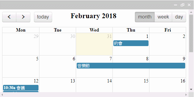 FullCalendar排班_fullcalendar_fullcalendar官网